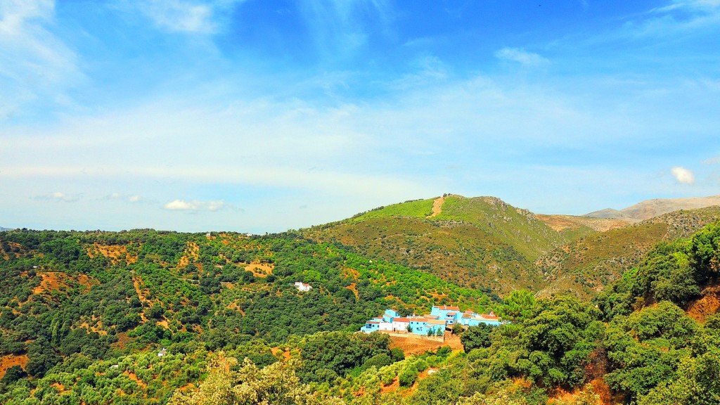 Foto de Júzcar (Málaga), España