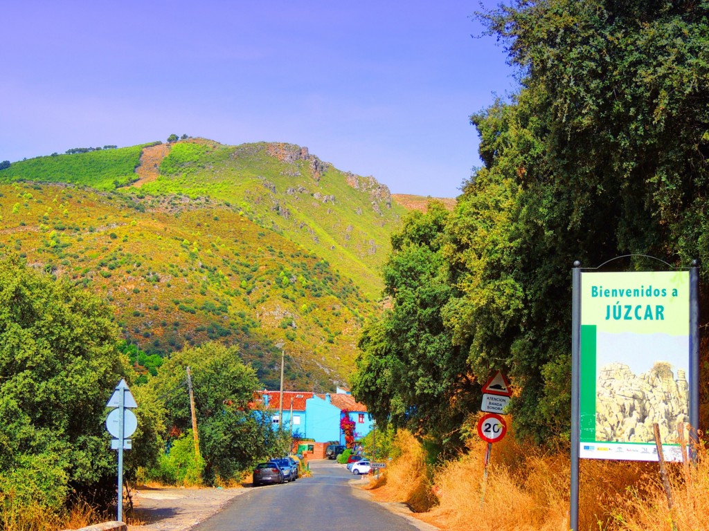 Foto de Júzcar (Málaga), España