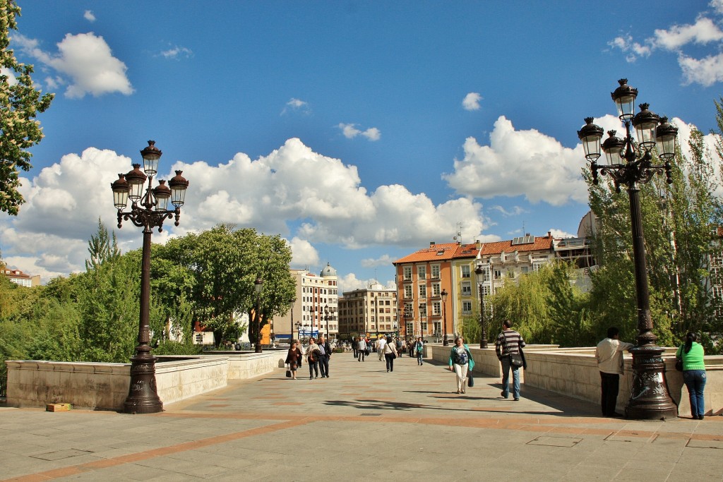 Foto: Puente sobre el rio Arlanzón - Burgos (Castilla y León), España