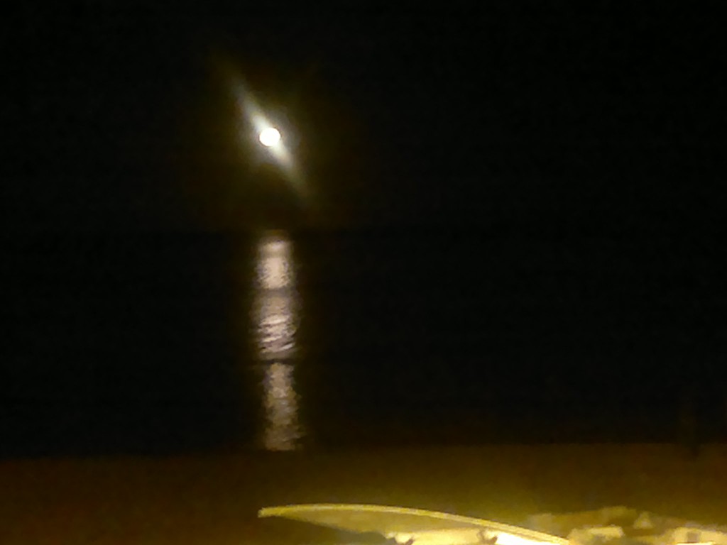 Foto: La luna saliendo - Las Negras (Almería), España