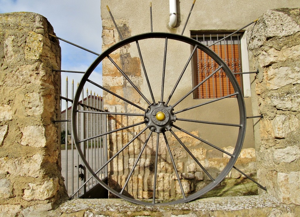 Foto: Detalle de una casa - Villasandino (Burgos), España