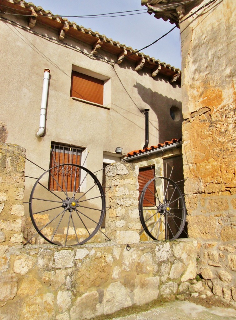 Foto: Detalle de una casa - Villasandino (Burgos), España