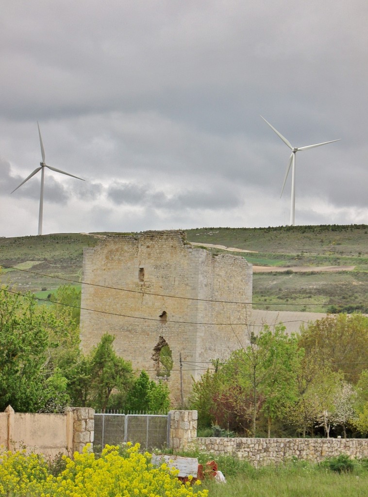 Foto: Vista del pueblo - Huermeces (Burgos), España