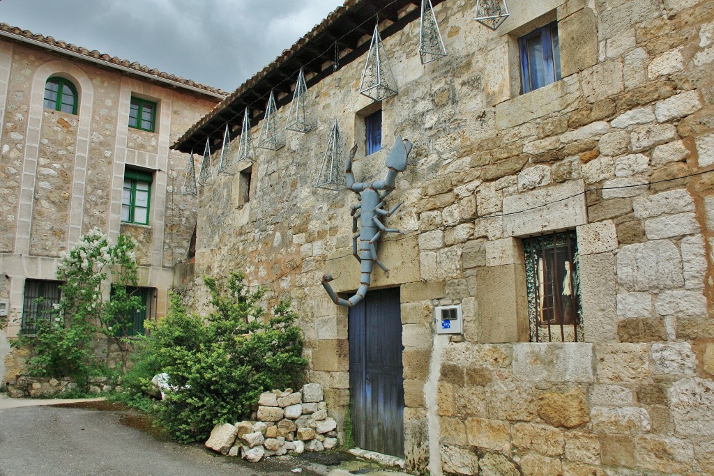 Foto: Vista del pueblo - Huermeces (Burgos), España