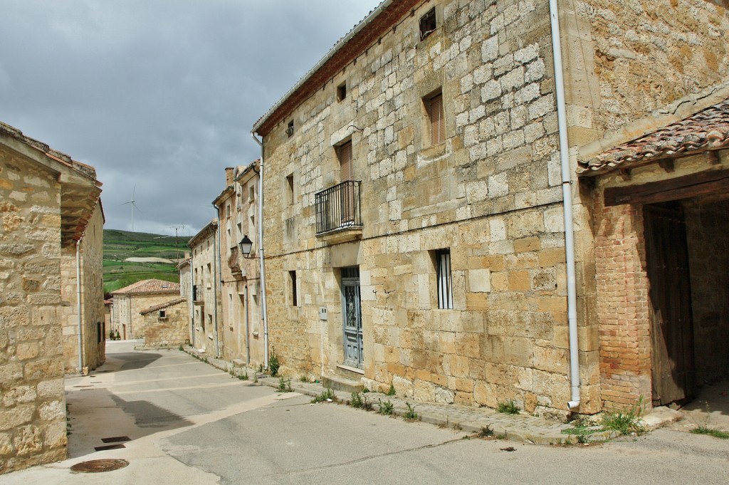 Foto: Vista del pueblo - Huermeces (Burgos), España