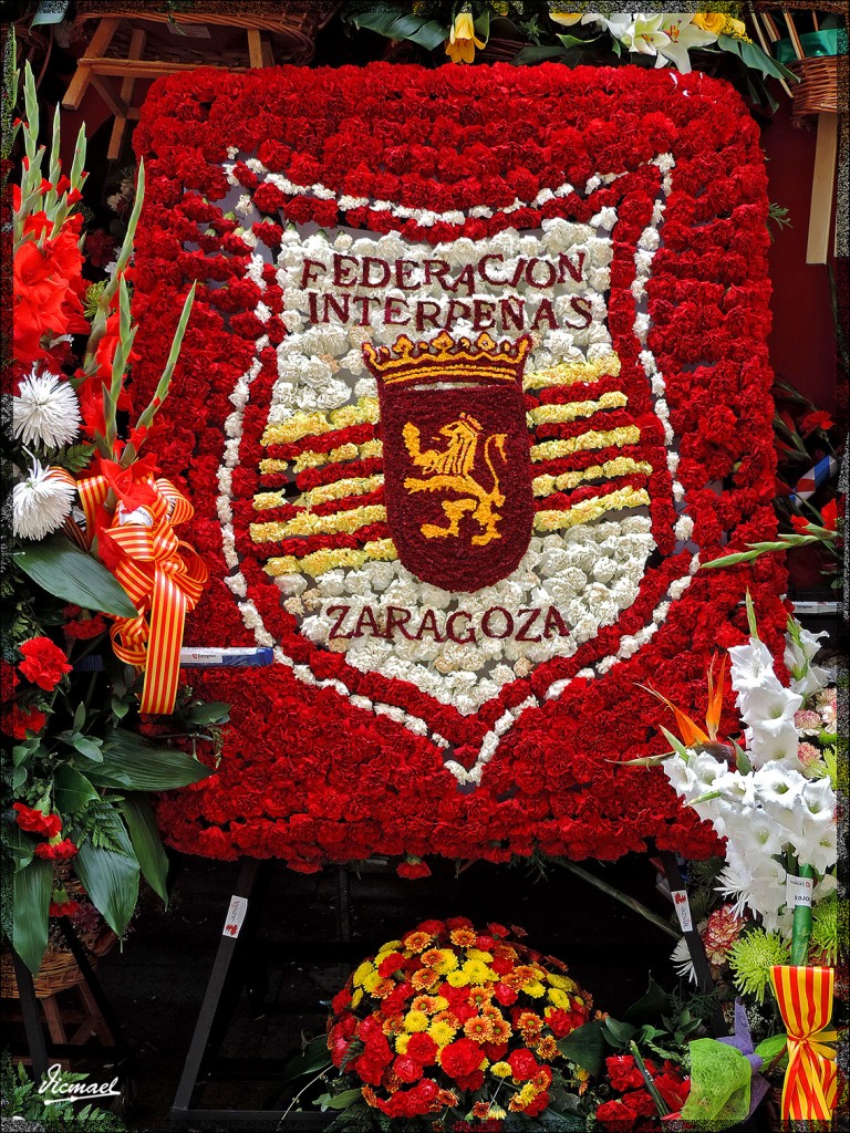 Foto: 141015-05 OFRENDA FLORES - Zaragoza (Aragón), España