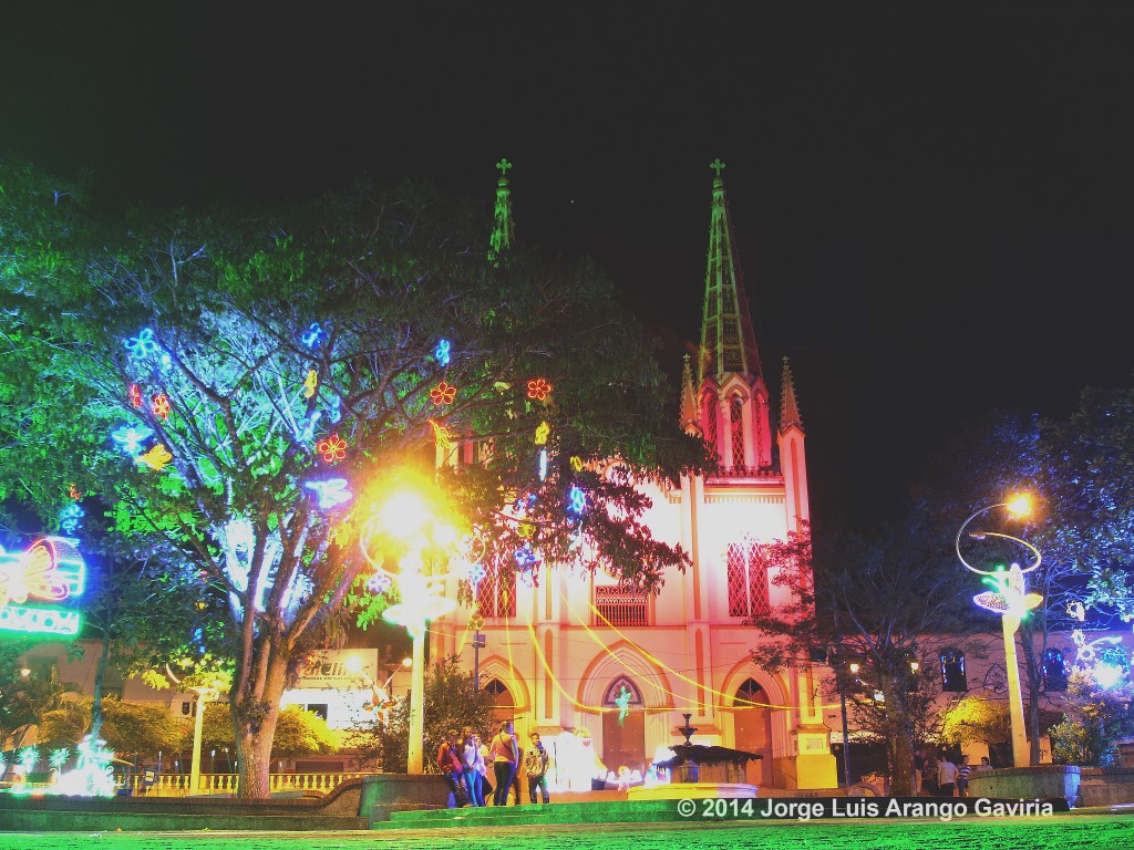 Foto: Alumbrado Navideño 2014 - Frontino, Antioquia, Colombia (Antioquia), Colombia
