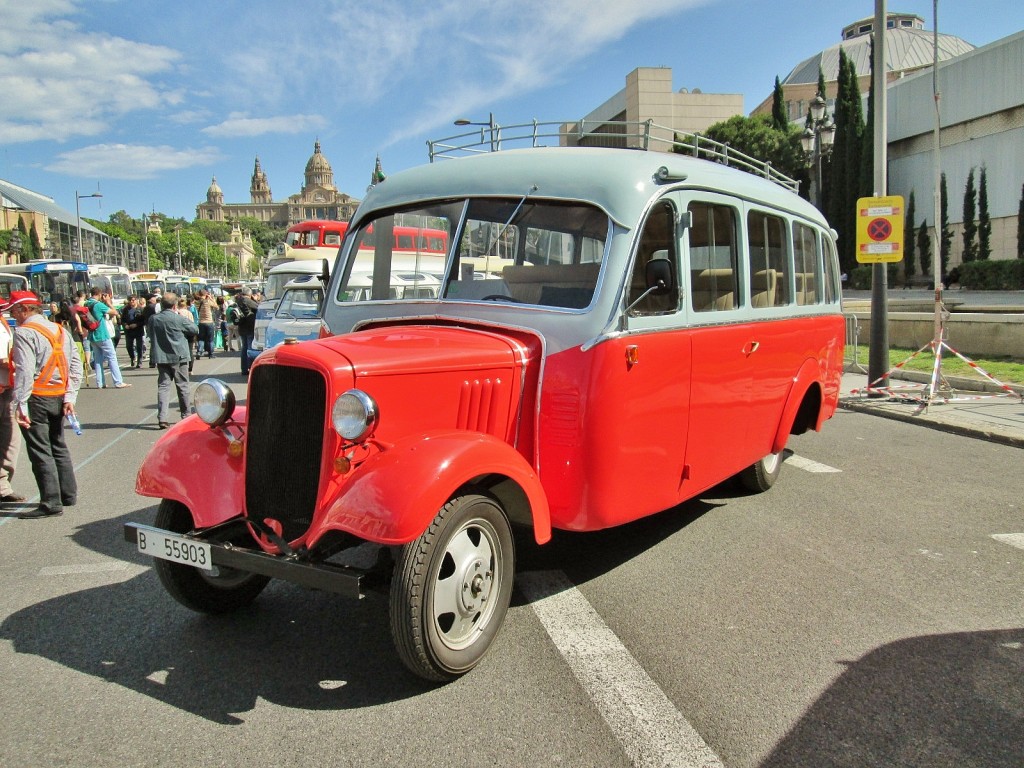 Foto: Exposición de Autobuses - Barcelona (Cataluña), España