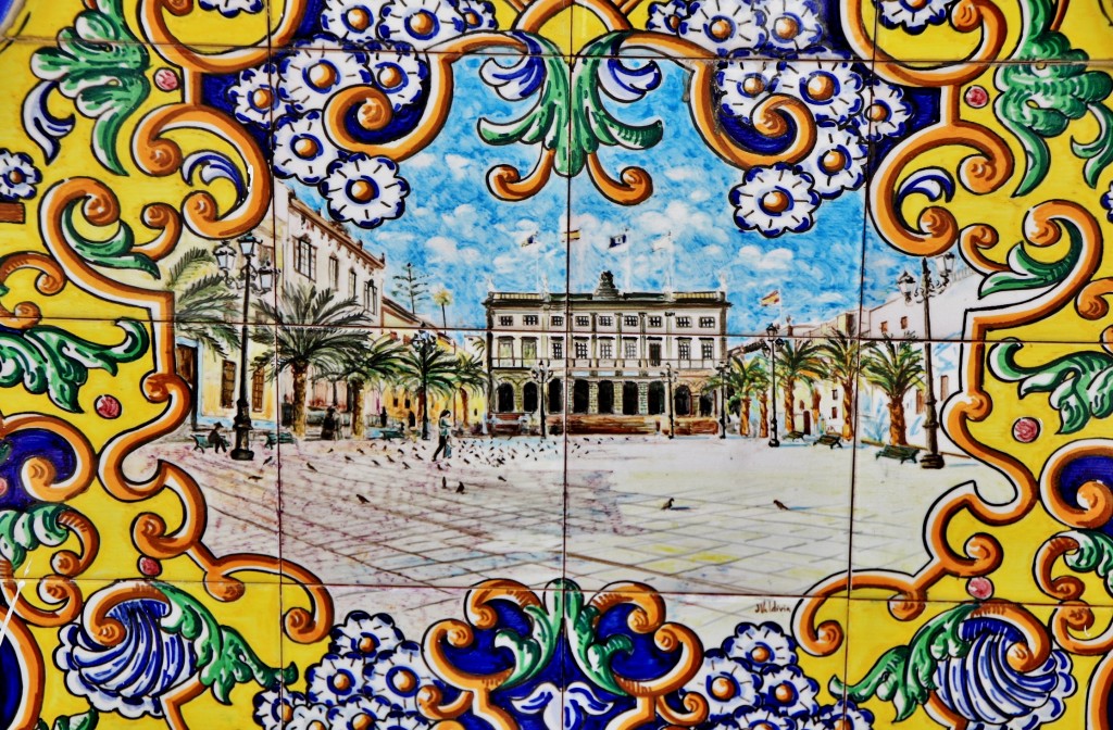 Foto: Cerámica del Paseo de Canarias - Firgas (Gran Canaria) (Las Palmas), España