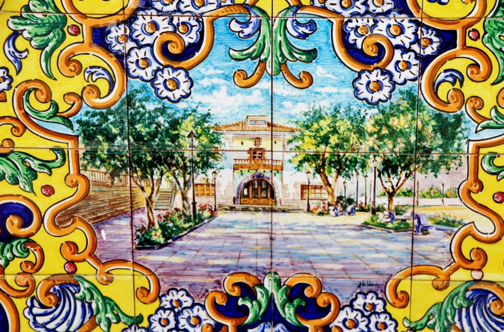 Foto: Cerámica del Paseo de Canarias - Firgas (Gran Canaria) (Las Palmas), España