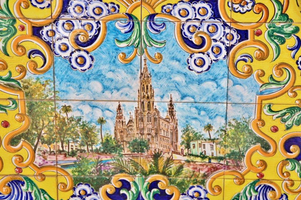 Foto: Cerámica del Paseo de Canarias - Firgas (Gran Canaria) (Las Palmas), España