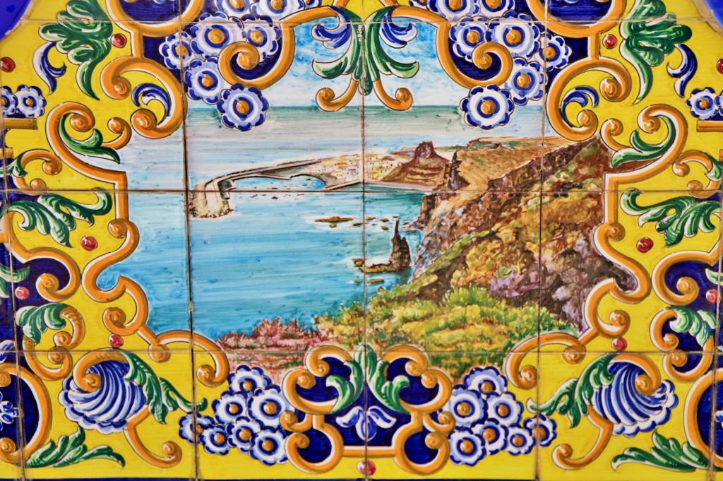 Foto: Cerámica del Paseo de Canarias - Firgas (Gran Canaria) (Las Palmas), España