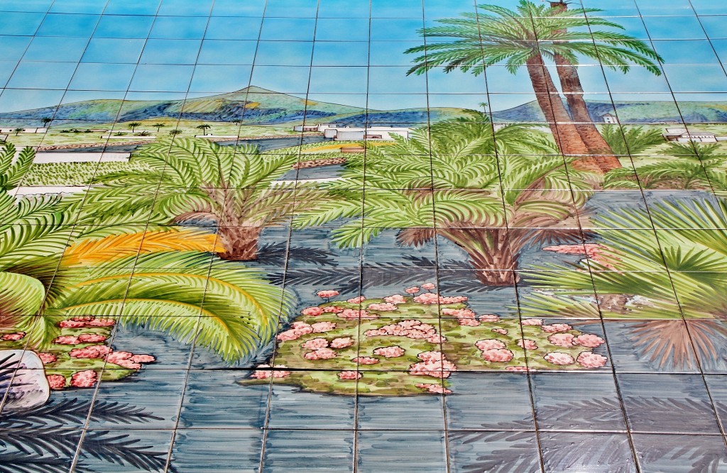 Foto: Cerámica del Paseo de Canarias - Firgas (Gran Canaria) (Las Palmas), España