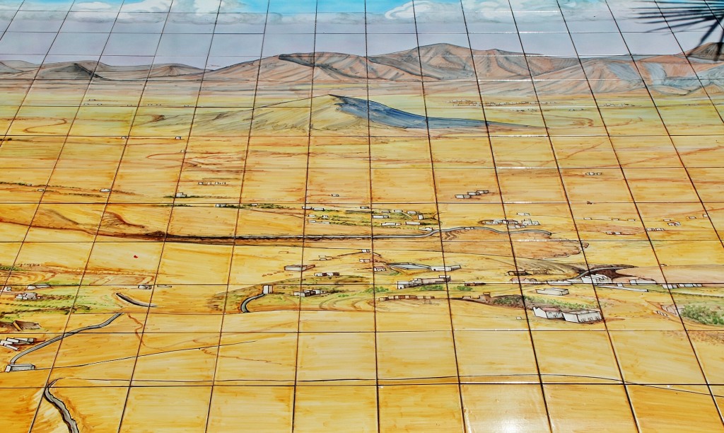 Foto: Cerámica del Paseo de Canarias - Firgas (Gran Canaria) (Las Palmas), España