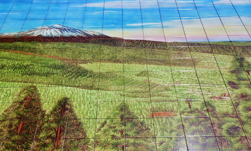 Foto: Cerámica del Paseo de Canarias - Firgas (Gran Canaria) (Las Palmas), España