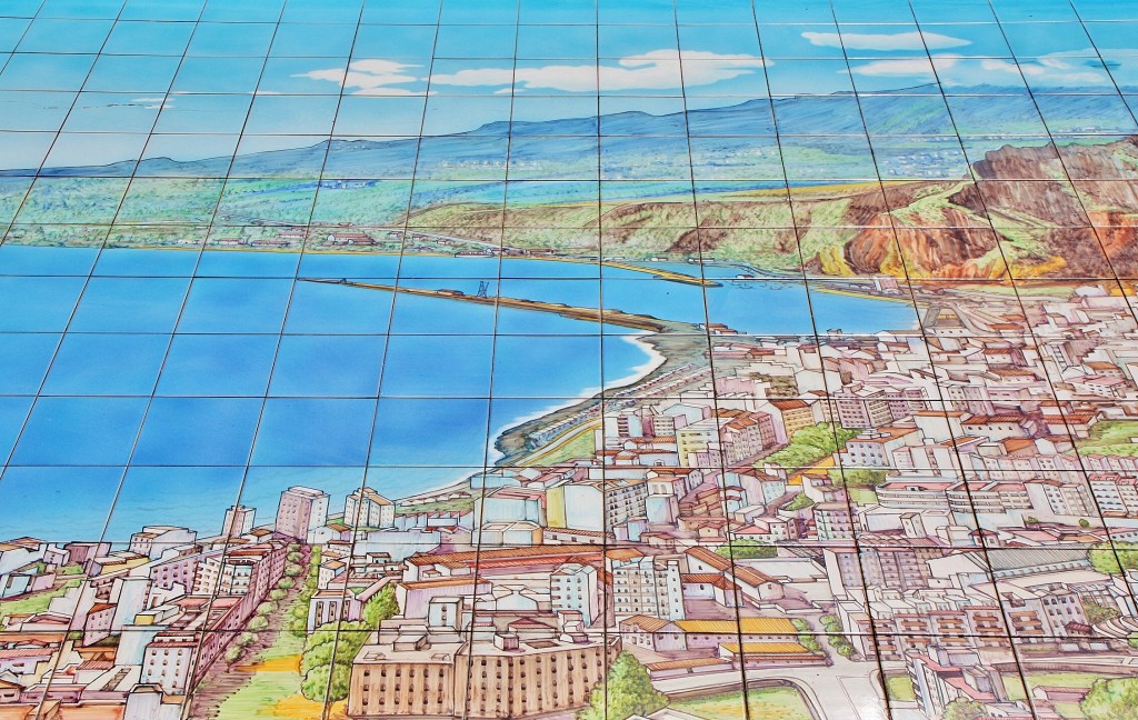 Foto: Cerámica del Paseo de Canarias - Firgas (Gran Canaria) (Las Palmas), España