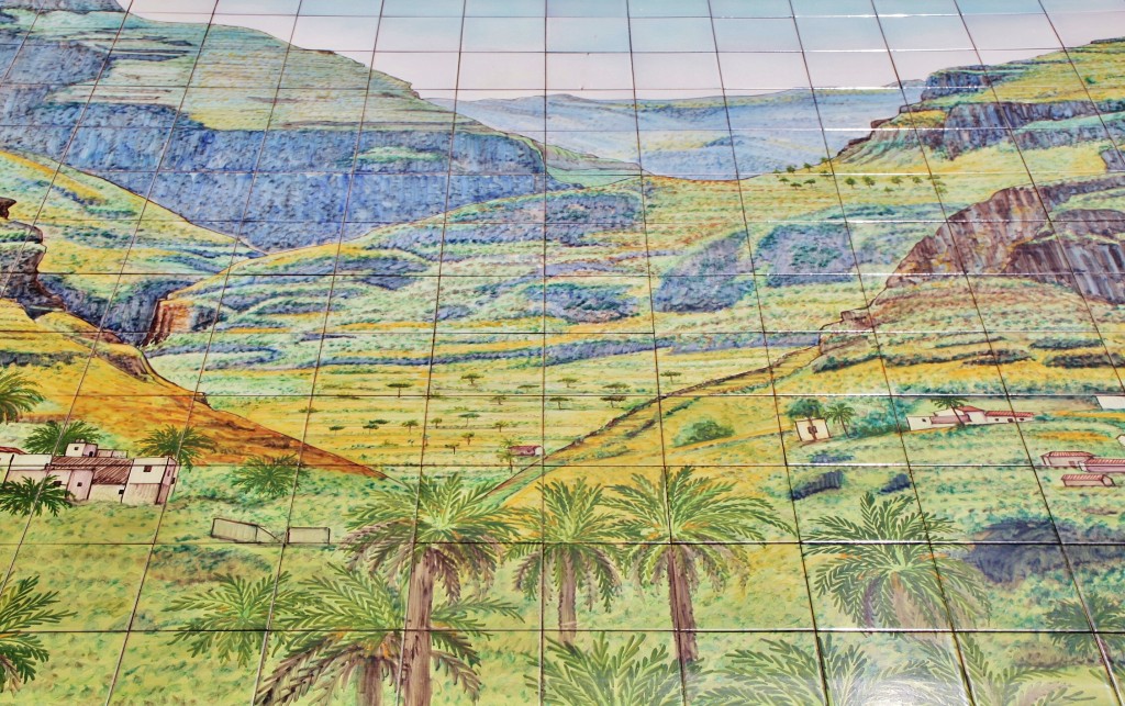 Foto: Cerámica del Paseo de Canarias - Firgas (Gran Canaria) (Las Palmas), España