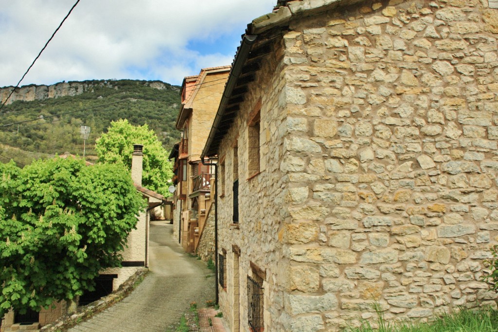 Foto: Vista del pueblo - Valdelateja (Burgos), España