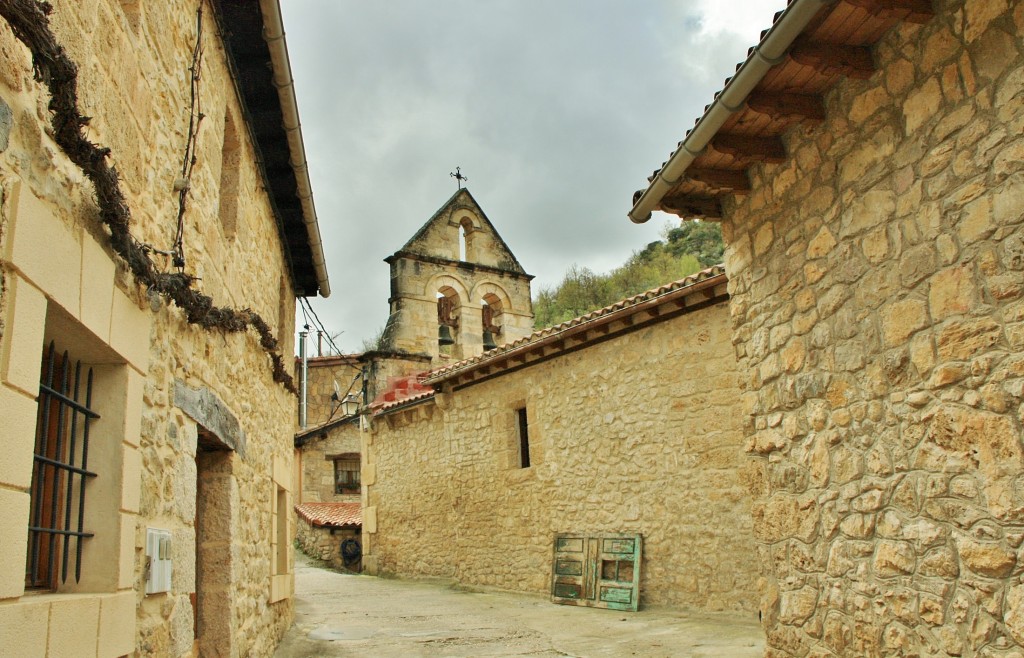 Foto: Vista del pueblo - Valdelateja (Burgos), España
