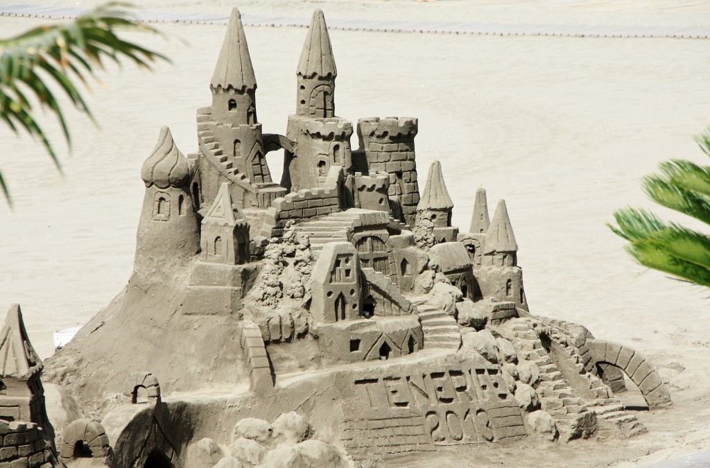 Foto: Castillo de arena - Los Cristianos (Santa Cruz de Tenerife), España