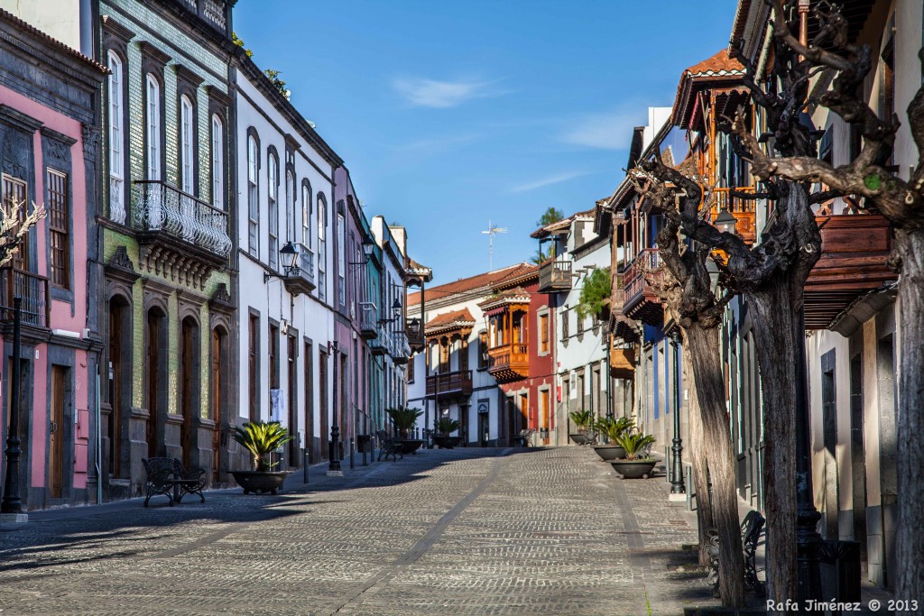 Foto: Calle de Los Balcones - Teror (Las Palmas), España