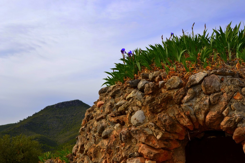 Foto: Barraca y el Puigestraver. - Torrelles de Foix (Barcelona), España