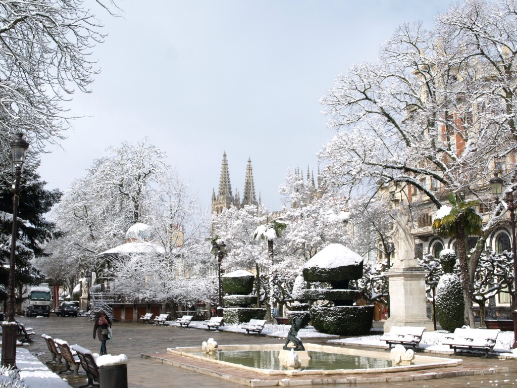 Foto: Espolon y Catedral - Burgos (Castilla y León), España