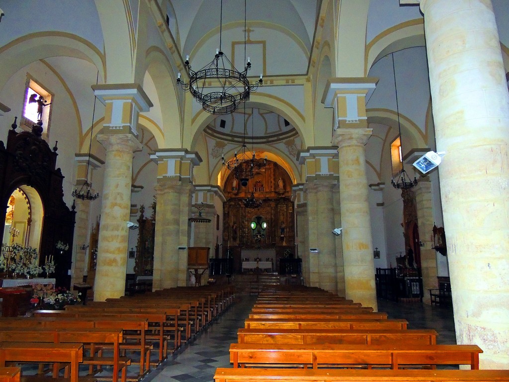 Foto: Interior Iglesia San Sebastián - Cañete la Real (Málaga), España
