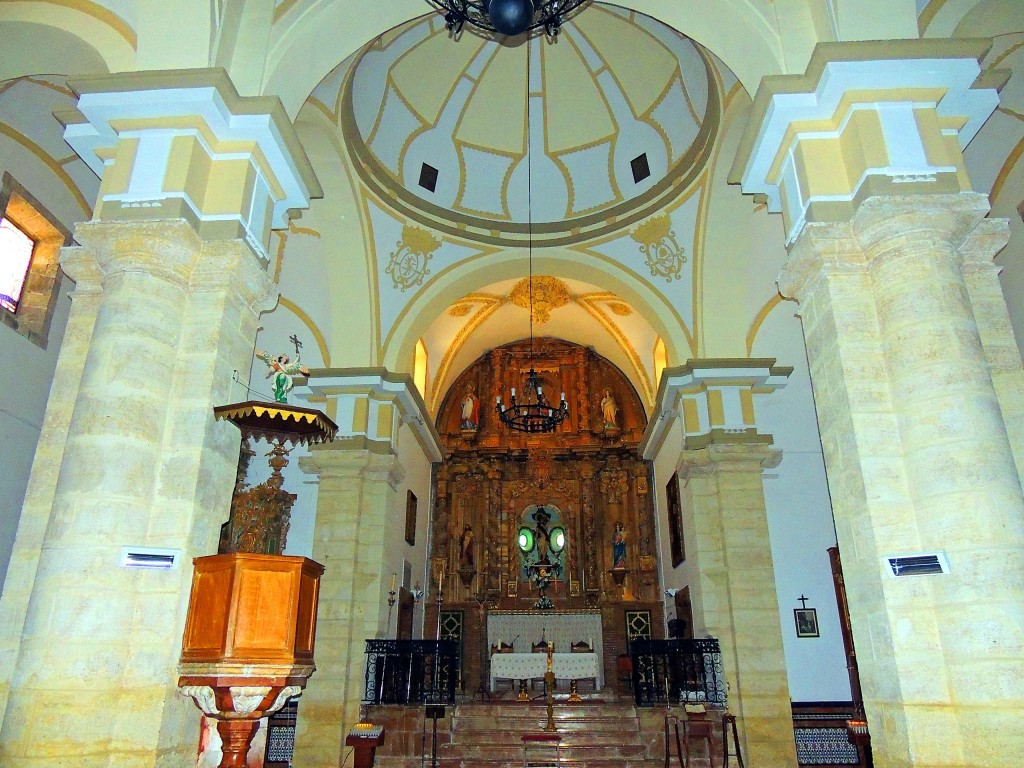 Foto: Interior Iglesia San Sebastián - Cañete la Real (Málaga), España