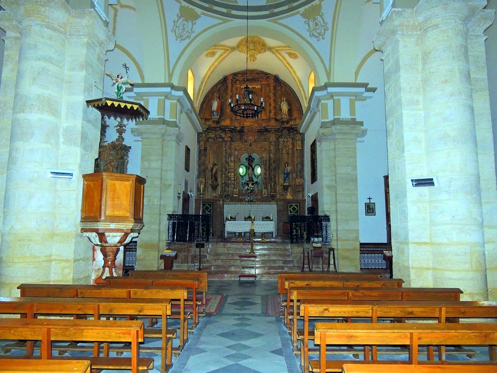 Foto: Interior Iglesia San Sebastián - Cañete la Real (Málaga), España