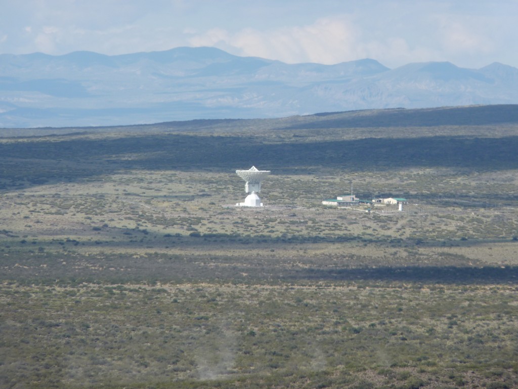 Foto: Antena DS3 de la  Agencia Espacial Europea - Malargüe (Mendoza), Argentina