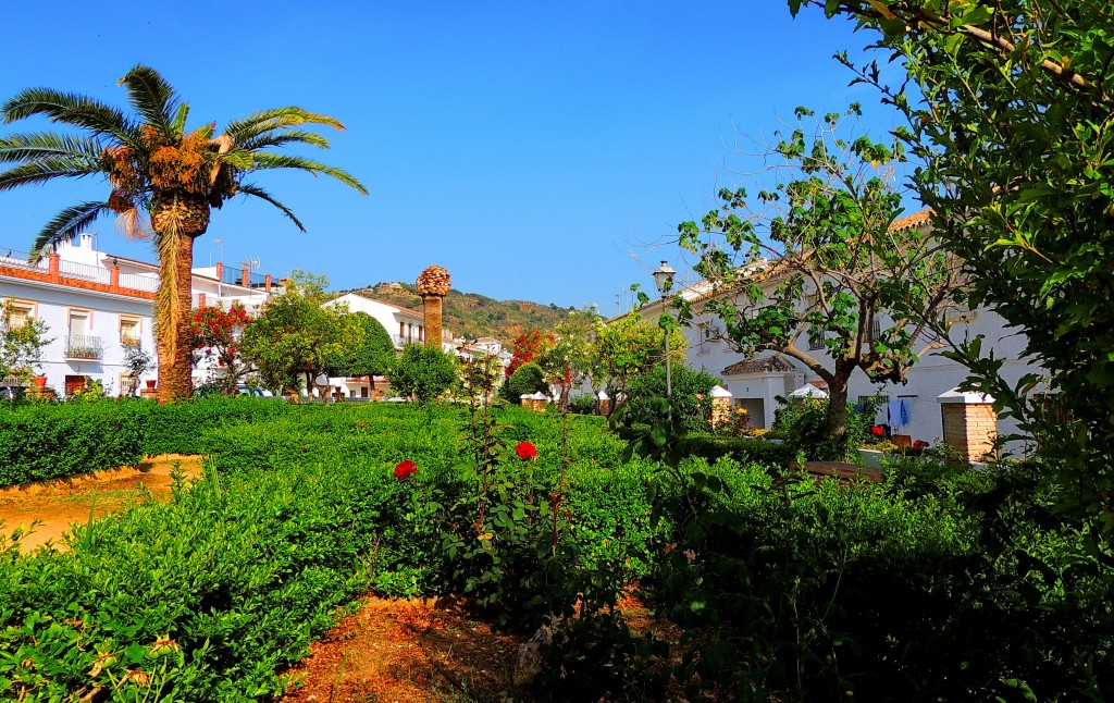 Foto: Jardines Avdª Andalucía - Alozaina (Málaga), España