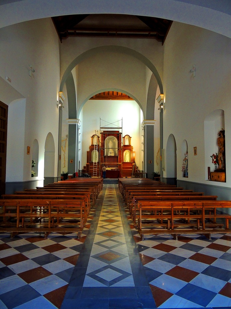 Foto: Interior Iglesia Santa Ana - Alozaina (Málaga), España