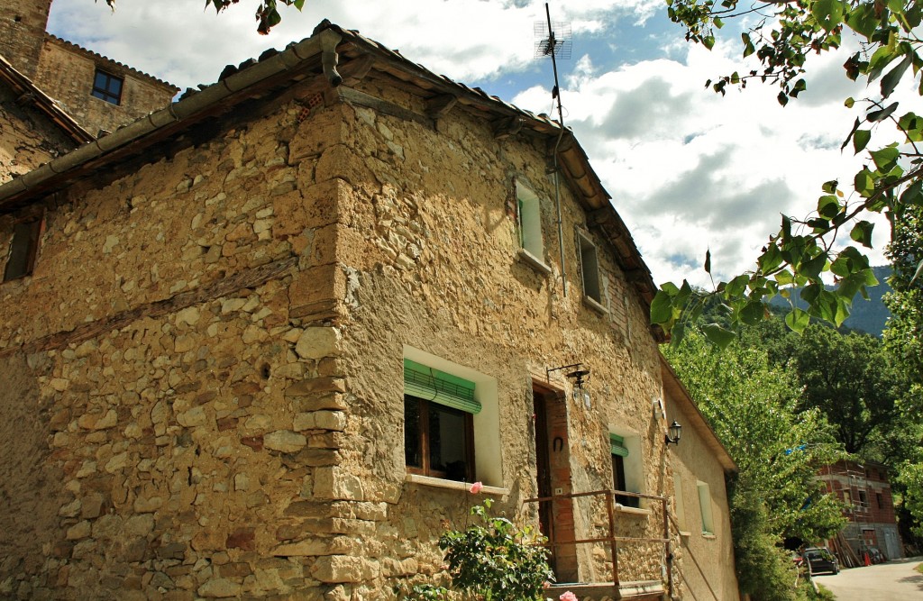 Foto: Vista del pueblo - La Pedra (Lleida), España