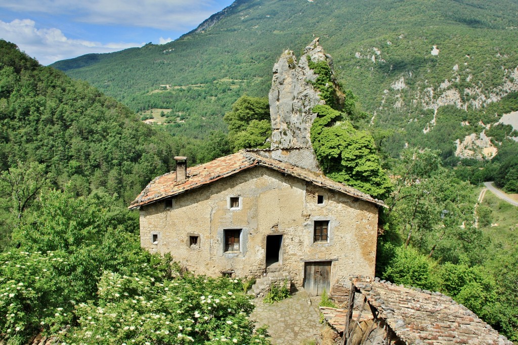 Foto: Vista del pueblo - La Pedra (Lleida), España