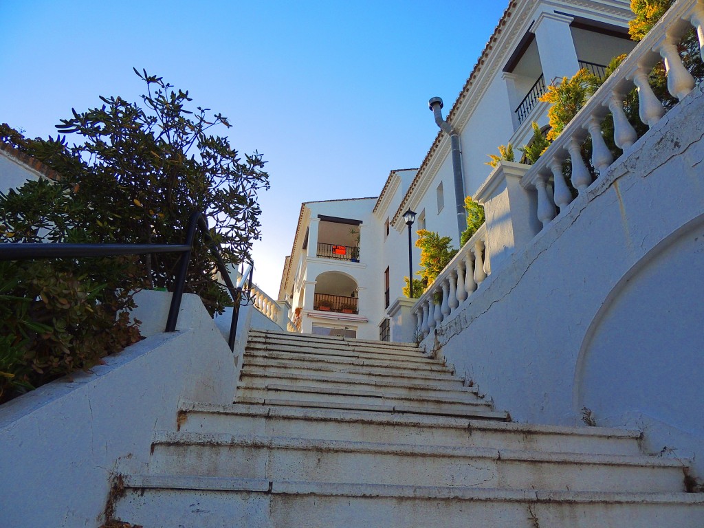 Foto: Escaleras de Poniente - Castillo de la Duquesa (Málaga), España