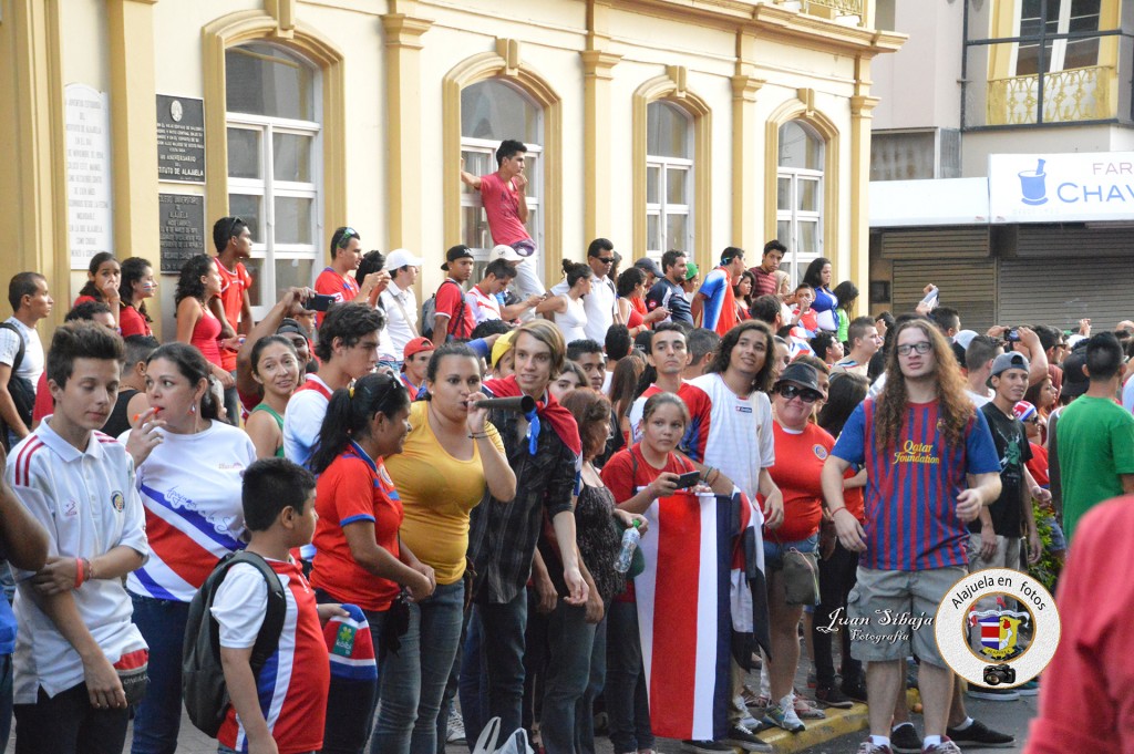 Foto: COSTA RICA PASA A CUARTOS DE FINAL EN EL MUNDIAL 2014 - Alajuela, Costa Rica