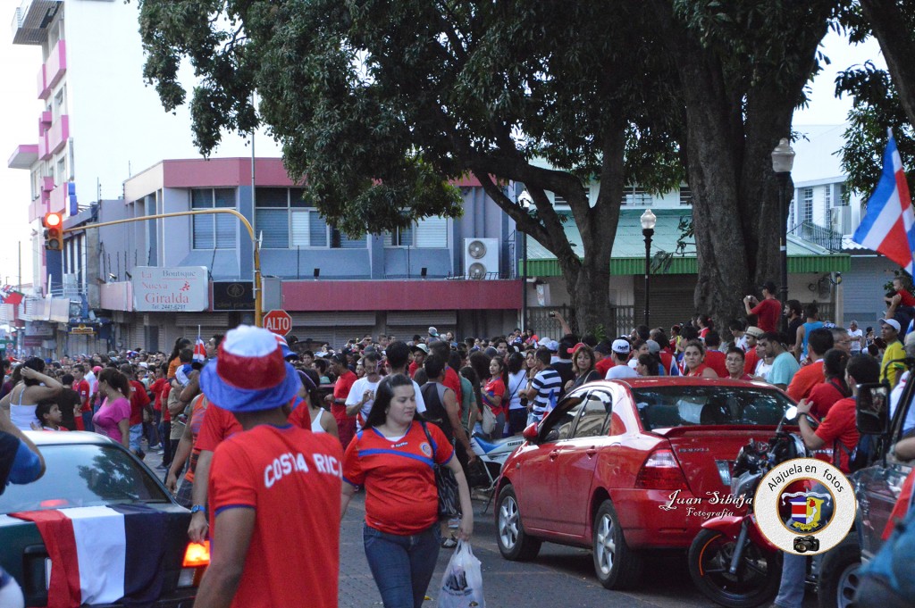 Foto: COSTA RICA PASA A CUARTOS DE FINAL EN EL MUNDIAL 2014 - Alajuela, Costa Rica