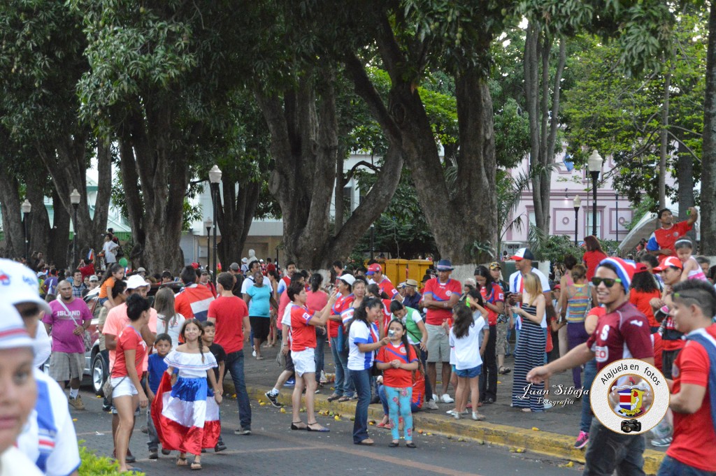 Foto: COSTA RICA PASA A CUARTOS DE FINAL EN EL MUNDIAL 2014 - Alajuela, Costa Rica