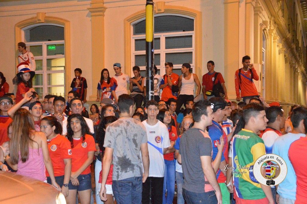 Foto: COSTA RICA PASA A CUARTOS DE FINAL EN EL MUNDIAL 2014 - Alajuela, Costa Rica