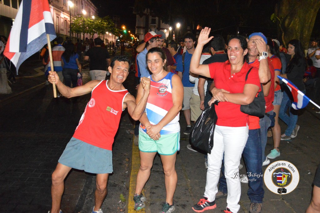 Foto: COSTA RICA PASA A CUARTOS DE FINAL EN EL MUNDIAL 2014 - Alajuela, Costa Rica
