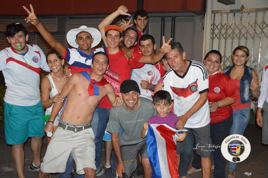 Foto: COSTA RICA PASA A CUARTOS DE FINAL EN EL MUNDIAL 2014 - Alajuela, Costa Rica