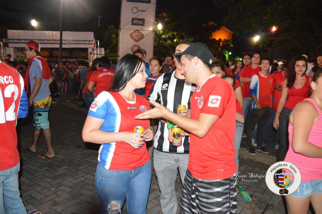 Foto: COSTA RICA PASA A CUARTOS DE FINAL EN EL MUNDIAL 2014 - Alajuela, Costa Rica