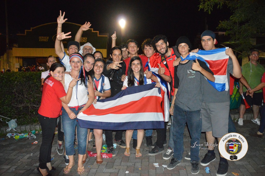 Foto: COSTA RICA PASA A CUARTOS DE FINAL EN EL MUNDIAL 2014 - Alajuela, Costa Rica