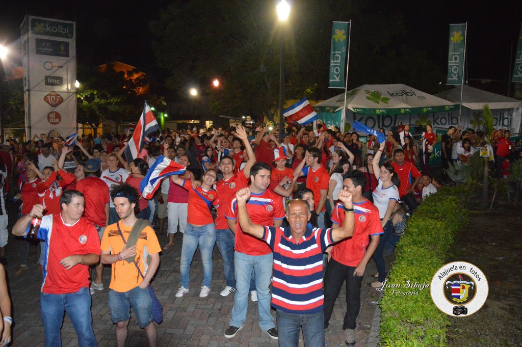 Foto: COSTA RICA, PASA A CUARTOS DE FINAL EN EL MUNDIAL 2014 - Alajuela, Costa Rica