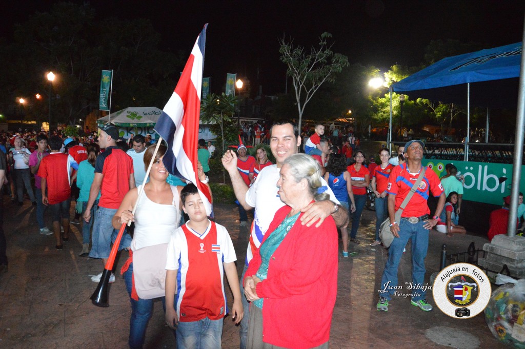 Foto: COSTA RICA, PASA A CUARTOS DE FINAL EN EL MUNDIAL 2014 - Alajuela, Costa Rica