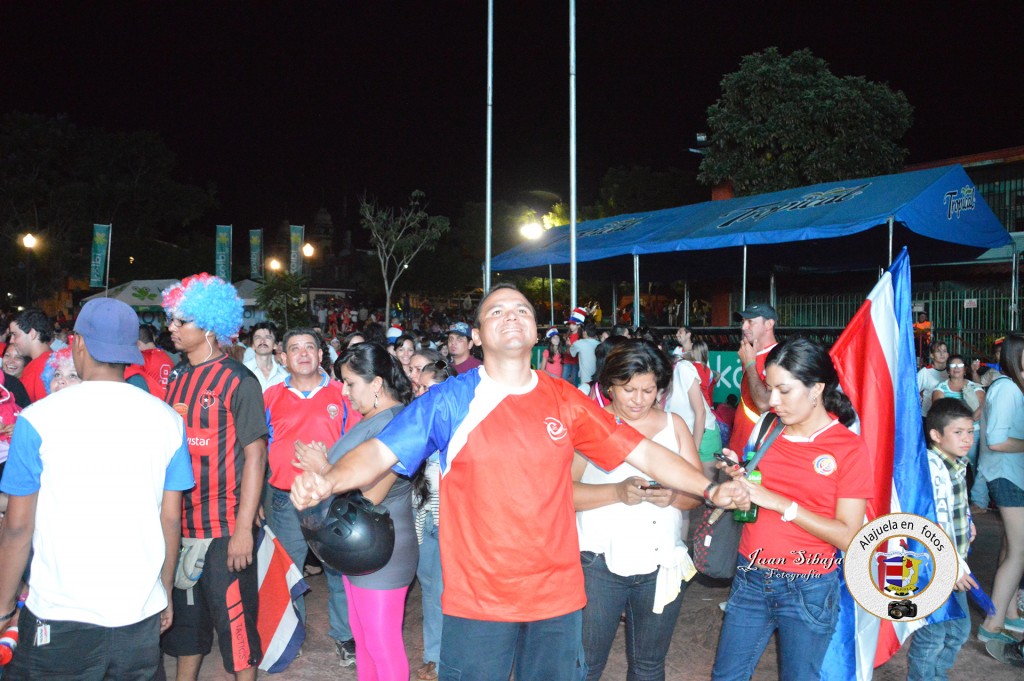 Foto: COSTA RICA, PASA A CUARTOS DE FINAL EN EL MUNDIAL 2014 - Alajuela, Costa Rica