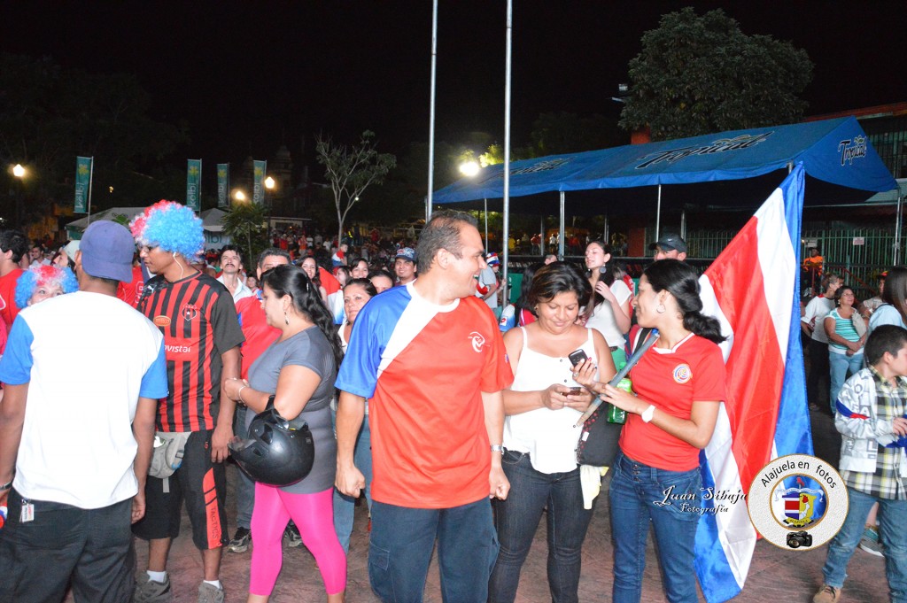 Foto: COSTA RICA, PASA A CUARTOS DE FINAL EN EL MUNDIAL 2014 - Alajuela, Costa Rica