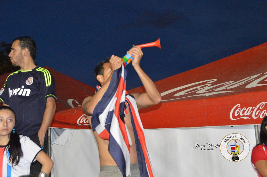 Foto: COSTA RICA, PASA A CUARTOS DE FINAL EN EL MUNDIAL 2014 - Alajuela, Costa Rica