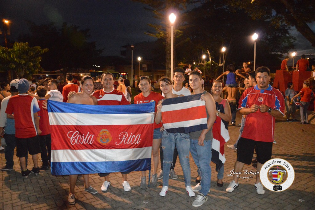 Foto: COSTA RICA, PASA A CUARTOS DE FINAL EN EL MUNDIAL 2014 - Alajuela, Costa Rica